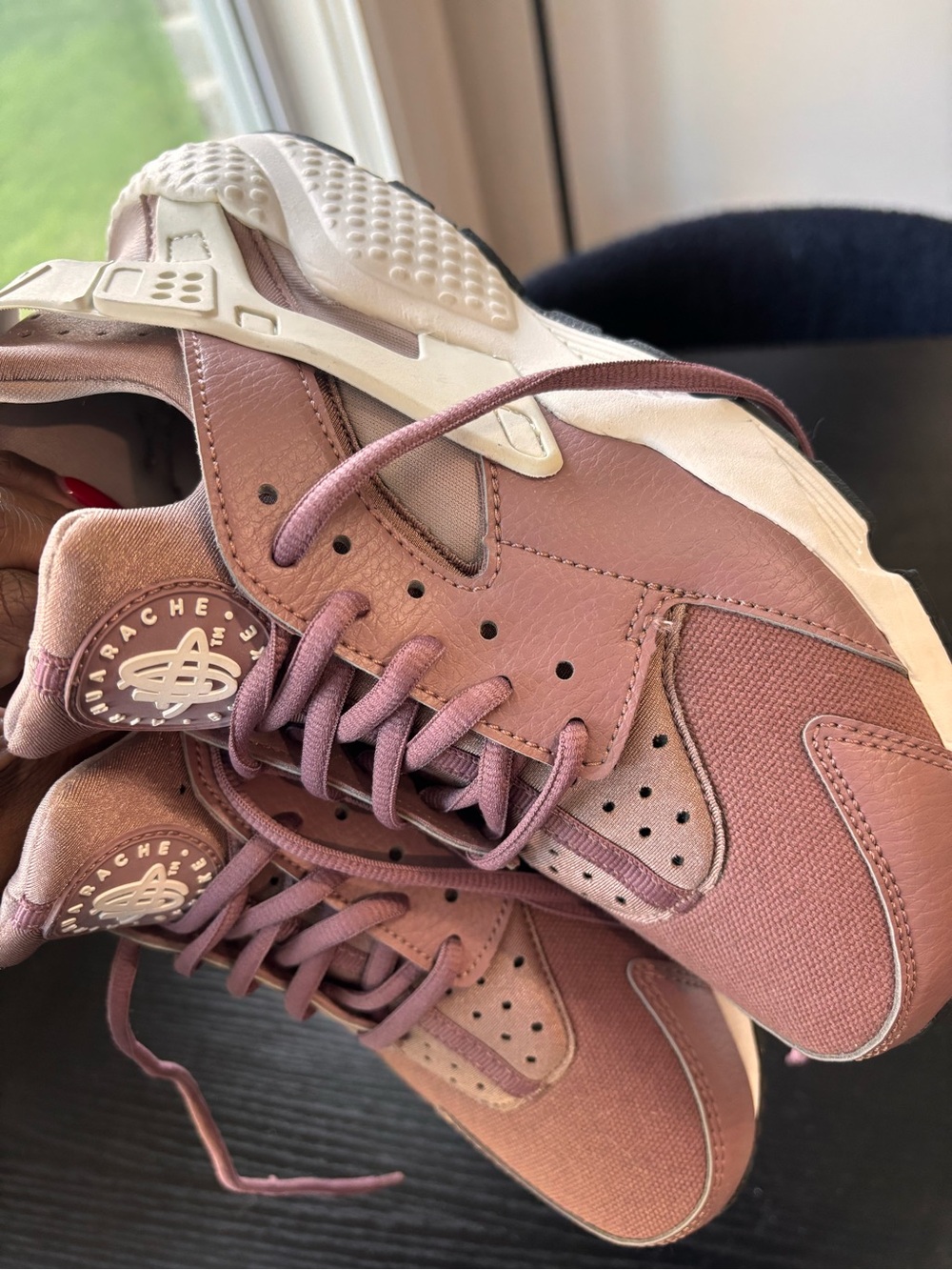 Nike Pink Canvas Low-Top Sneakers - Picture 6 of 6